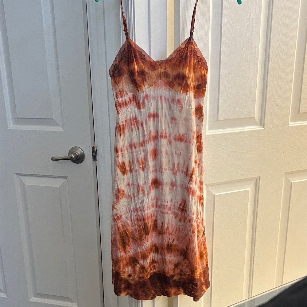 Tie-Dye Spaghetti Strap Dress